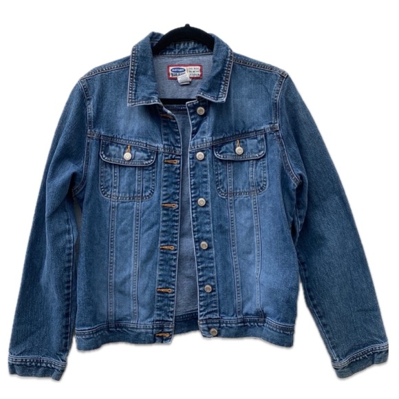 Vintage Old Navy Jean Jacket L - Picture 1 of 6